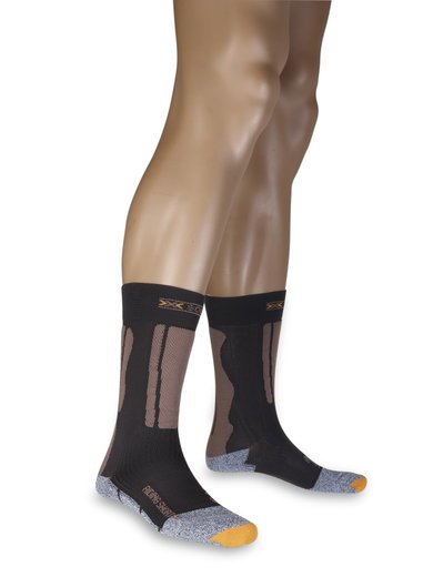 X-Socks Reitsocke Riding Silver Short schwarz/braun - 1 Paar