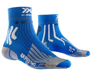 X-Socks Laufsocke Run Speed Two 4.0 blau/weiss Herren - 1 Paar