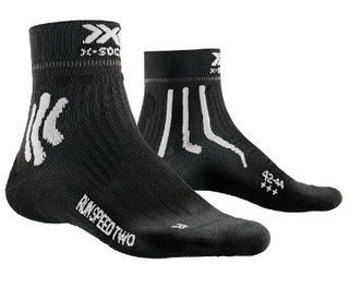 X-Socks Laufsocke Run Speed Two 4.0 schwarz/weiss Herren - 1 Paar