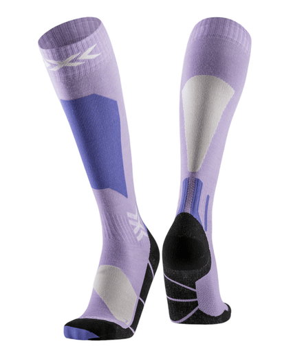 X-Socks Skisocke Ski Discover Merino OTC (Merinowolle) lavender/sand Herren - 1 Paar