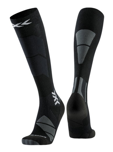 X-Socks Skisocke Ski Perform Merino OTC schwarz/grau Herren - 1 Paar