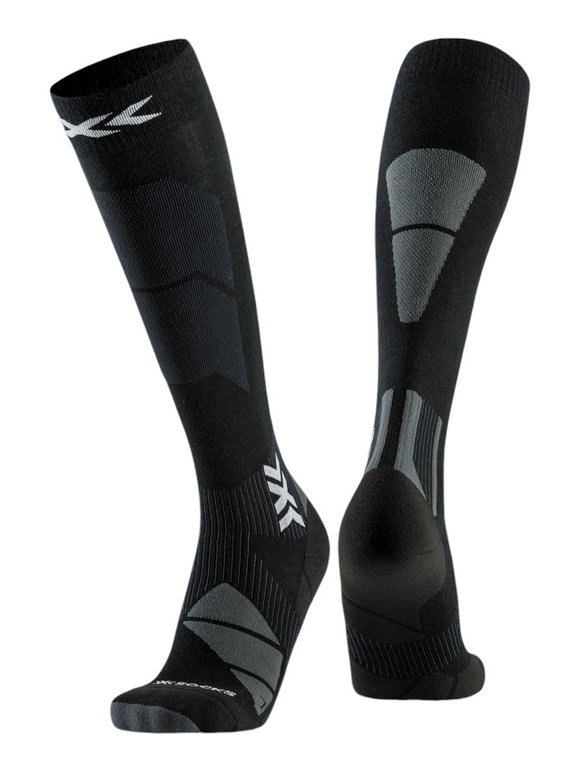 X-Socks Skisocke Ski Perform Merino OTC schwarz/grau Herren - 1 Paar