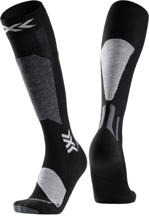 X-Socks Skisocke Ski Discover OTC schwarz/grau Herren - 1 Paar