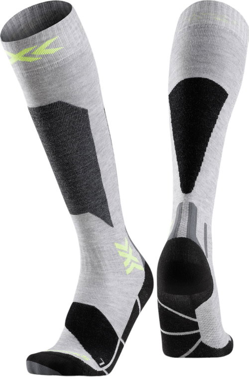 Skarpety Narciarskie X-Socks Ski Discover OTC jasnoszare Męskie - 1 para