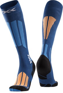 X-Socks Ski Sock Ski Touring Expert OTC navy blue/orange men's - 1 pair