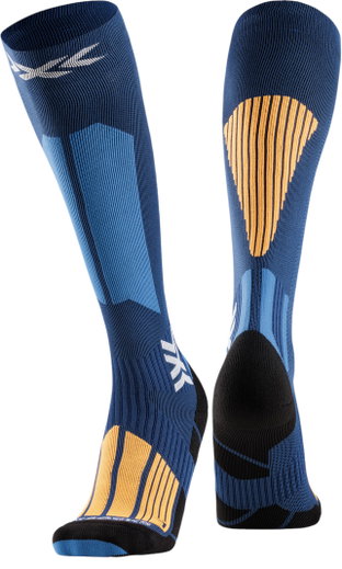 X-Socks Skisocke Ski Touring Perform OTC marineblau/orange Herren - 1 Paar