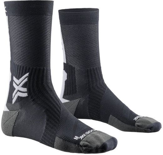 X-Socks Radsocke Bike Perform Crew schwarz/weiss Herren - 1 Paar