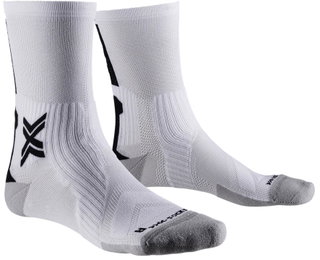 X-Socks Radsocke Bike Perform Crew weiss/schwarz Herren - 1 Paar