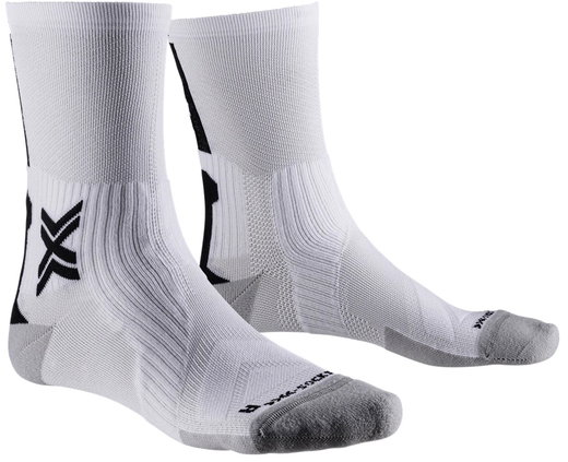 X-Socks Radsocke Bike Perform Crew weiss/schwarz Herren - 1 Paar