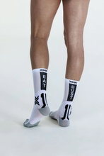 X-Socks Radsocke Bike Perform Crew weiss/schwarz Herren - 1 Paar