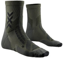X-Socks Skarpetki trekkingowe Hike Discover Ankle khaki/zielony męskie - 1 para