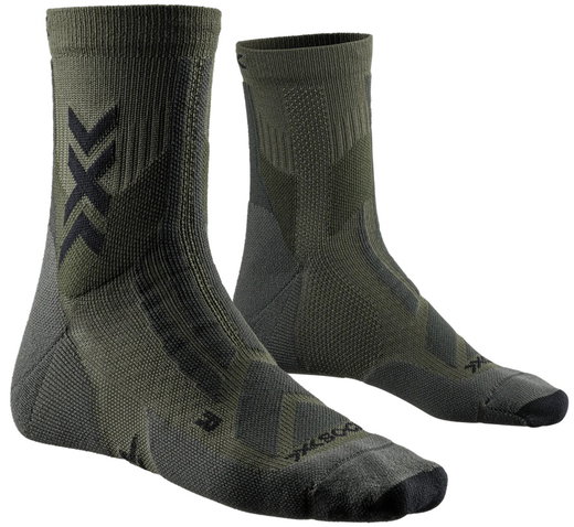 X-Socks Trekkingsocke Hike Discover Ankle khaki/grün Herren - 1 Paar