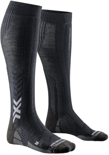 X-Socks Trekkingsocke Mountain Expert Merio OTC schwarz/charcoal Herren - 1 Paar