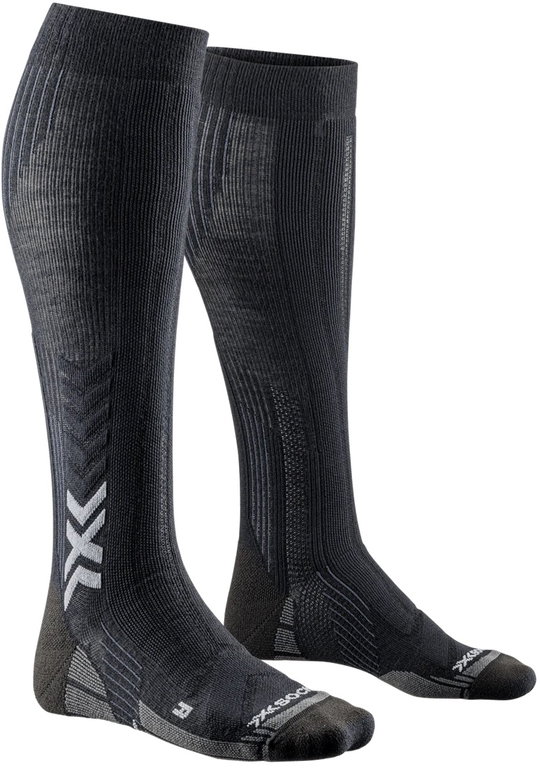 X-Socks Trekkingsocke Mountain Expert Merio OTC schwarz/charcoal Herren - 1 Paar