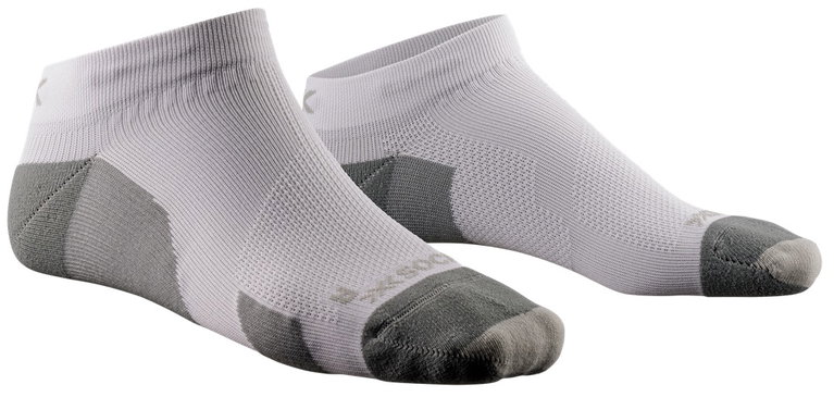 X-Socks Laufsocke Run Discover Low Cut weiss/grau Herren - 1 Paar