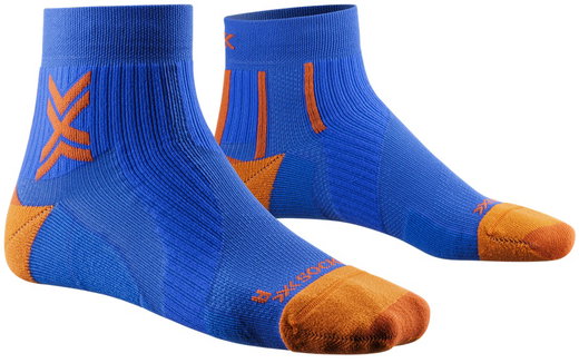 X-Socks Laufsocke Run Perform Ankle blau/orange Herren - 1 Paar