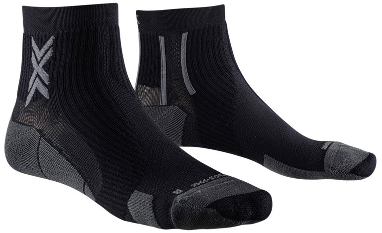 X-Socks Skarpetki biegowe Run Perform Ankle czarny/węgiel męskie - 1 para