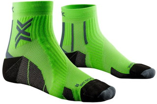 X-Socks Laufsocke Run Perform Ankle fluogrün/schwarz Herren - 1 Paar