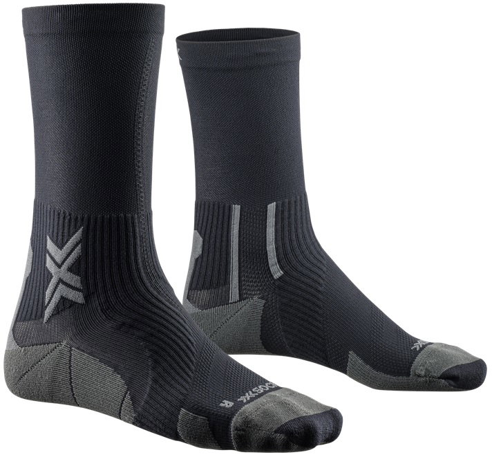 X-Socks Laufsocke Run Perform Crew schwarz/charcoal Herren - 1 Paar