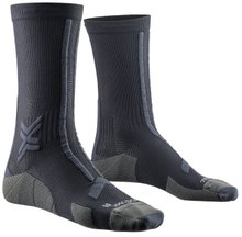 X-Socks Laufsocke Trailrun Discover Crew (für Traillaufe) schwarz/charcoal Herren - 1 Paar