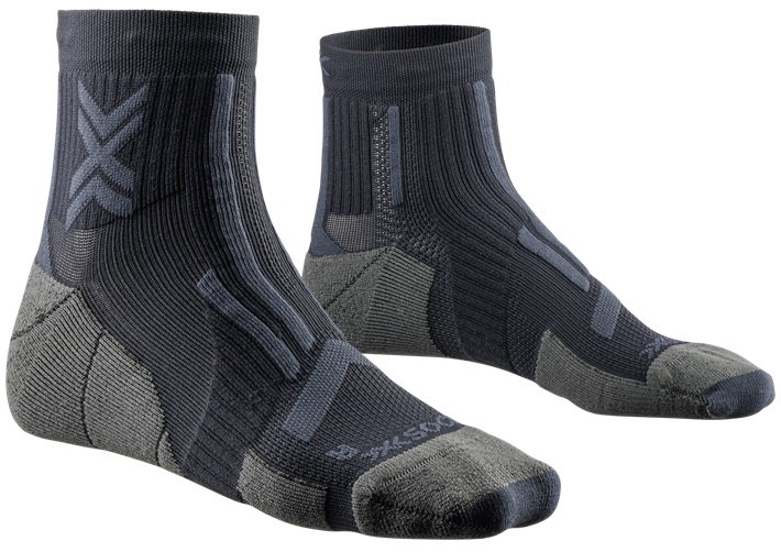 X-Socks Running Sock Trailrun Perform Ankle (for Trail Running) black/charcoal Men - 1 Pair