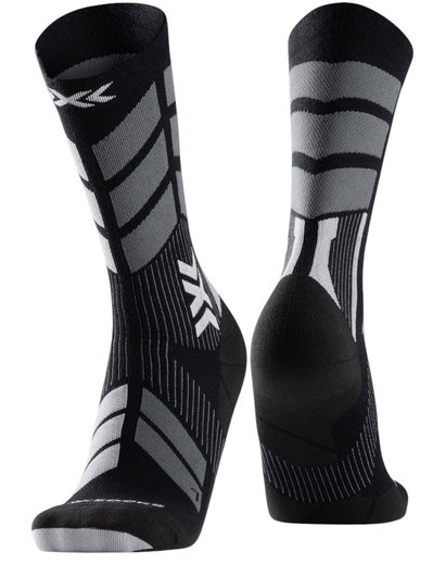 X-Socks Trekkingsocke X-Country Perform Merino Crew schwarz/grau - 1 Paar