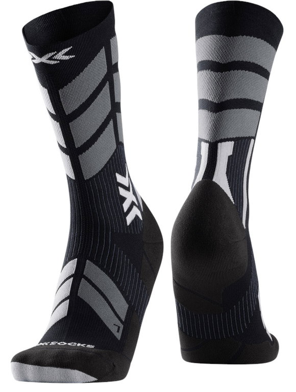 X-Socks Trekkingsocke X-Country Perform Crew schwarz/grau - 1 Paar