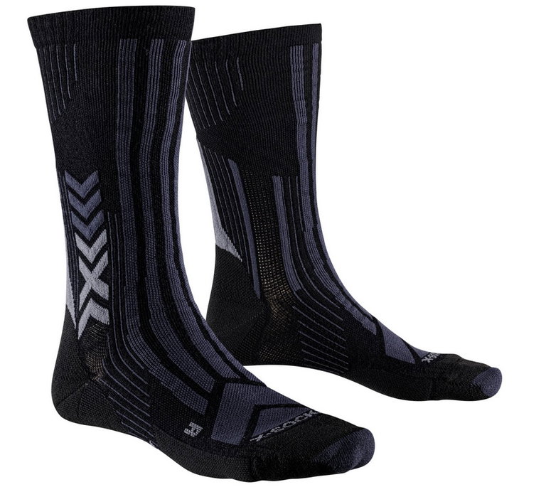 X-Socks Trekking Sock Perform Merino Crew black/charcoal Men - 1 Pair