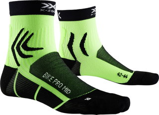 X-Socks Cycling Sock Bike Pro Mid 4.0 green/black Men - 1 Pair