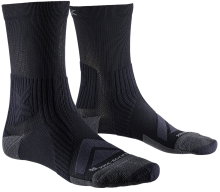 X-Socks Radsocke Bike Expert Crew schwarz/charcoal Herren - 1 Paar