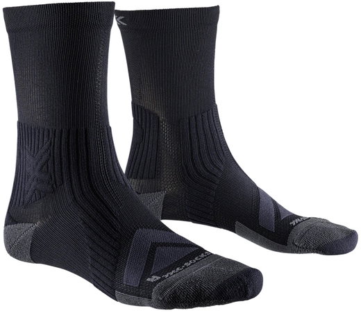 X-Socks Radsocke Bike Expert Crew schwarz/charcoal Herren - 1 Paar
