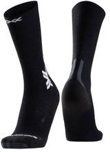 X-Socks Laufsocke Crew Run Discovery Merino schwarz/grau Herren - 1 Paar