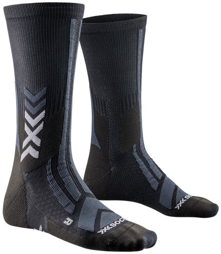 X-Socks Skarpetki trekkingowe Hike Discover Crew czarne/węgiel męskie - 1 para