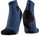 Skarpety biegowe X-Socks Run Discover Ankle fluo marineblau/czarny męskie - 1 para