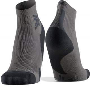 X-Socks Running Sock Run Discover Ankle fluo dark brown/black Men's - 1 Pair