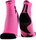Skarpety biegowe X-Socks Run Discover Ankle fluo różowe/czarne męskie - 1 para