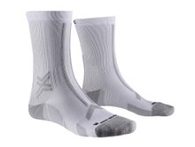 X-Socks Laufsocke Run Discover Crew weiss/grau Herren - 1 Paar