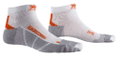 X-Socks Laufsocke Run Discovery 4.0 weiss/grau/orange Herren - 1 Paar