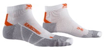 X-Socks Skarpetki biegowe Run Discovery 4.0 białe/szare/pomarańczowe męskie - 1 para