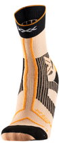 X-Socks Laufsocke Trailrun Terraskin Expert Crew hellorange/schwarz Herren - 1 Paar
