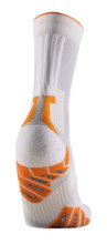 X-Socks Laufsocke Trailrun Terraskin Expert Crew weiss/orange Herren - 1 Paar