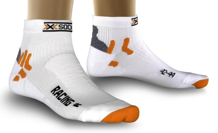 X-Socks Radsocke Bike Racing weiss Herren - 1 Paar