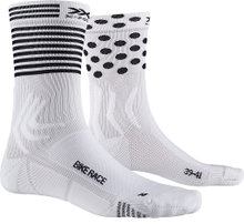 X-Socks Radsocke Bike Race 4.0 weiss/schwarz Herren - 1 Paar