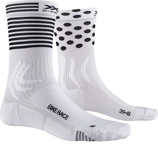 X-Socks Cycling Socks Bike Race 4.0 white/black Men - 1 Pair