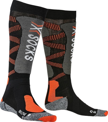 X-Socks Skisocke Light 4.0 schwarz/orange Herren - 1 Paar