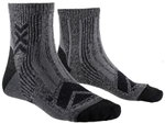 X-Socks Trekkingsocke Hike Perform Merino Ankle charcoalgrau Herren - 1 Paar