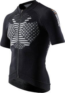X-Bionic Bike TWYCE Short Sleeve Full Zip schwarz Herren