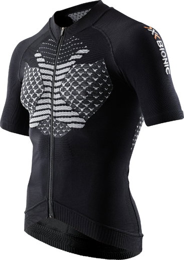 X-Bionic Bike TWYCE Short Sleeve Full Zip schwarz Herren