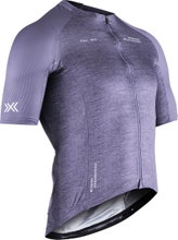 X-Bionic Fahrrad-Shirt Corefusion Endurance Merino Jersey (Front-Reißverschluss, dreier Rückentasche) lavender Herren