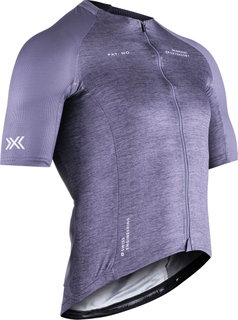 X-Bionic Bike Shirt Corefusion Endurance Merino Jersey (Front Zipper, three back pockets) lavender Men